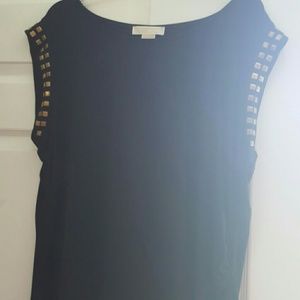 COPY - Michael Kors Stud-Trim Slide Slit Dress Pl…